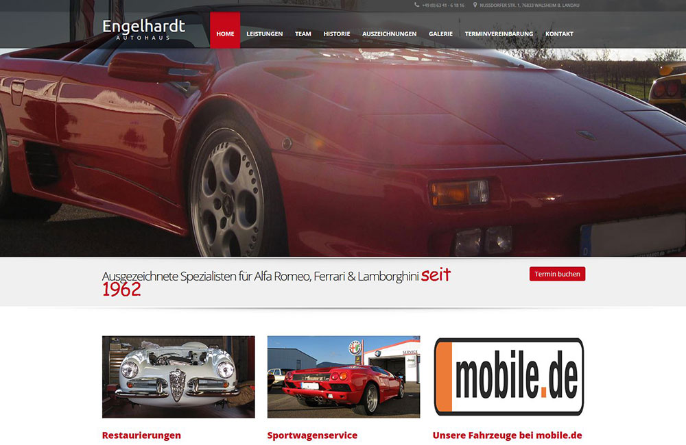 Website | Autohaus Engelhardt