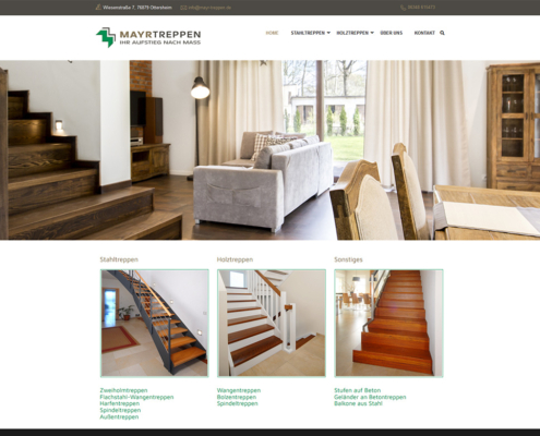 Website Mayr Treppen