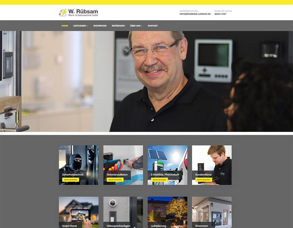Neue Website der Fa. Werner Rübsam GmbH online